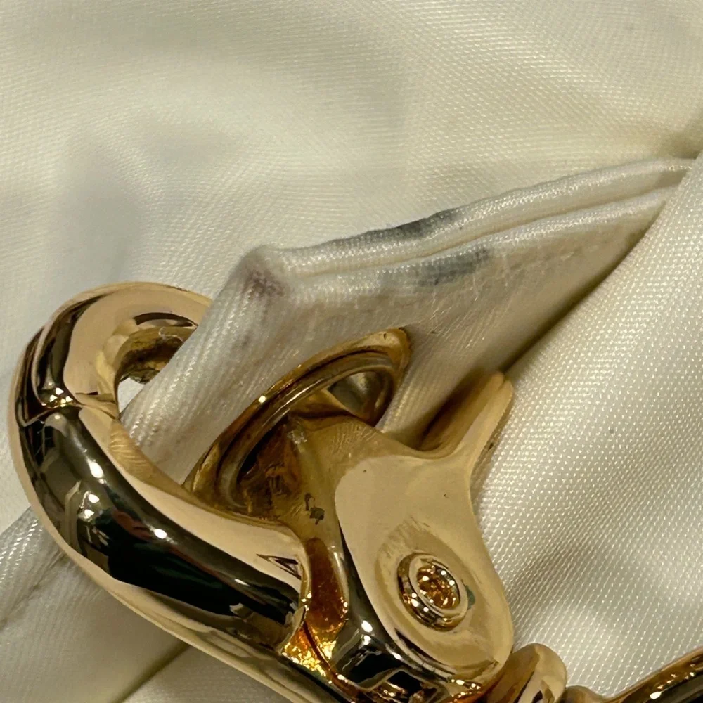 Mark & Graham Maddie Convertible Backpack/ Tote bag, Cream, Gold Hardware